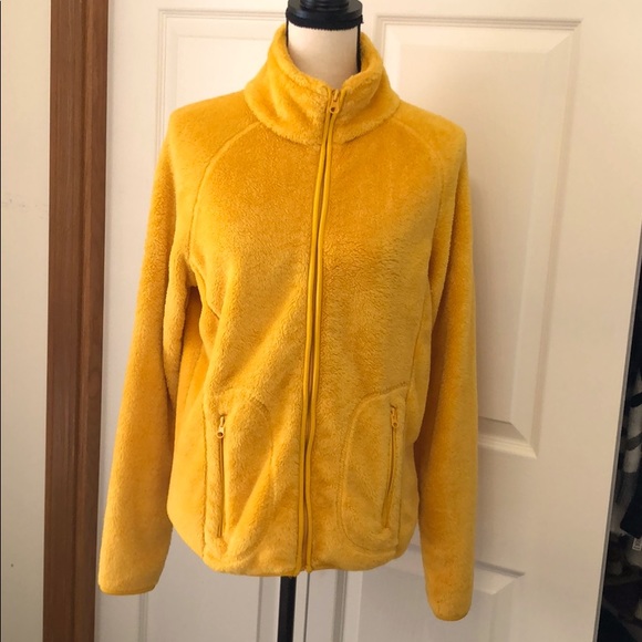Forever XXI Juniors Plush Zip Up Jacket Large - Picture 1 of 7